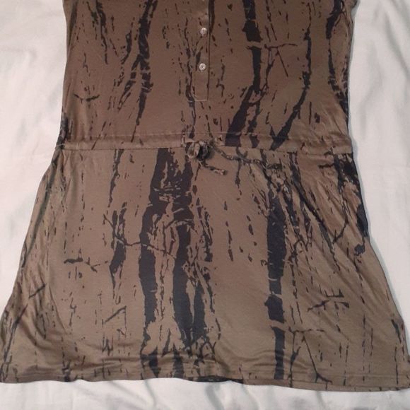 Calida Belted Tie Dye‎ Camo-Look Romper Dress XS - Picture 2 of 6